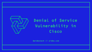 Denial of Service Vulnerability in Cisco